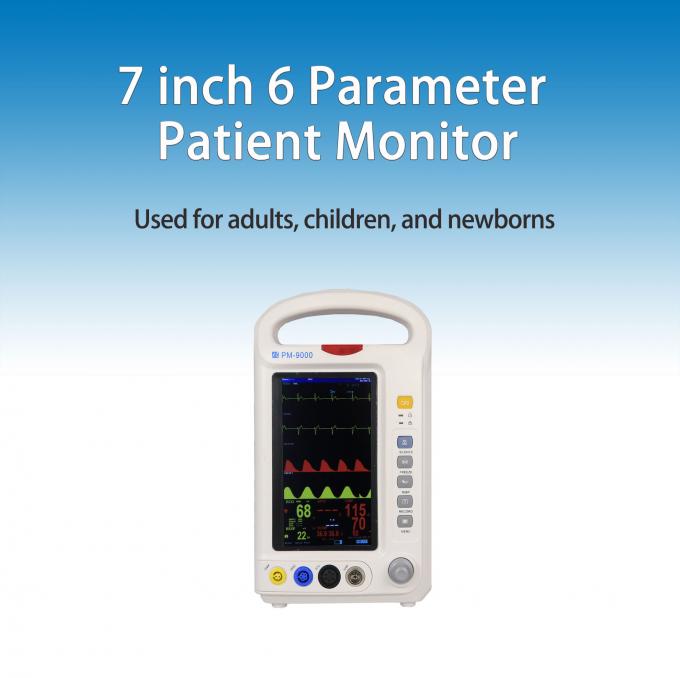 Ambulance Portable Patient Monitor With ECG Cable Spo2 Sensor NIBP Cuff