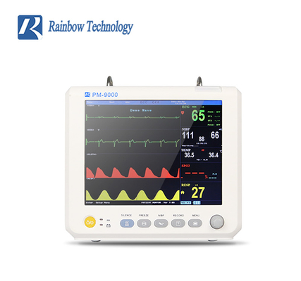 8 Hours Battery Life Multi Parameter Patient Monitor with Wireless Connectivity