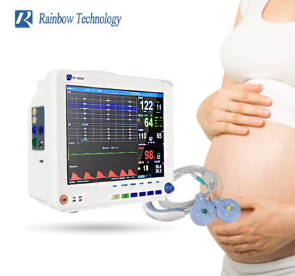 220V 9 Parameter Multi Parameter Maternal Fetal Monitor For Pregnent Women