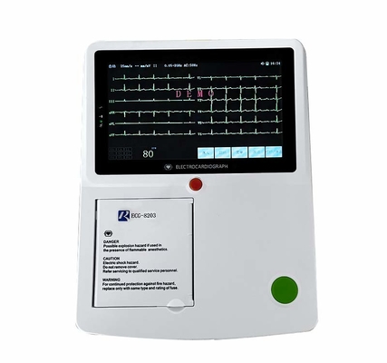 Portable and durable 3 channel 12 leadsECG machine for dogs cats efficient cardiac screening