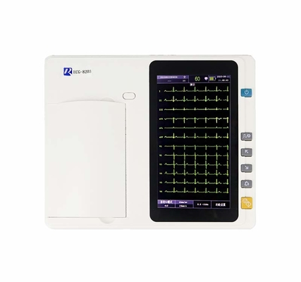 Portable Real time Analysis Digital Recording Medical ECG Machine 3/6 channel 12 Leads