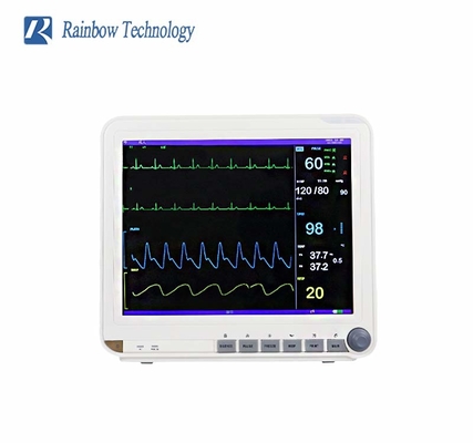 AC/ DC Visual And Audible Alarms Multi Parameter Patient Monitor 15 Inch