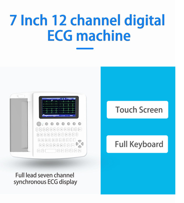 Six Channel ECG Machine with Single / Multiple Leads &amp; Internal / External Data Storage