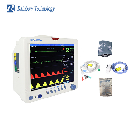 User-friendly 6 Parameter Patient Monitor with Audible and Visual Alarm