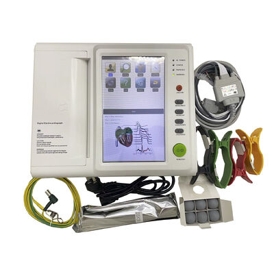 12 Channel Meditech Ecg Electrocardiograph with Multi Languages and Memory of More Than 10,000 case and Standard Software
