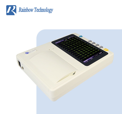 Portable Type 7 Inch Medical ECG Machine With Interpretation For Ward