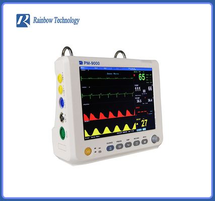 6 Parameter Portable Patient Monitor Color TFT LCD Display For Ambulance ICU