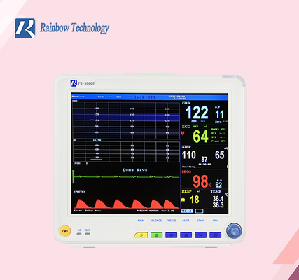 Lightweight Fetal Monitor CTG Machine Color TFT LCD Display anti defibrillator
