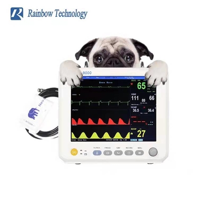 ECG Veterinary Monitoring Machine vehicle Mounted Vet Specs Monitor