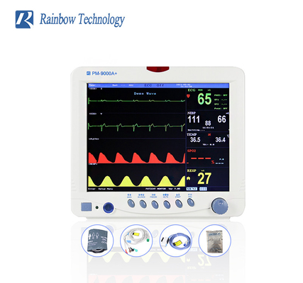 Rainbow PM-9000A+ ICU CCU Multi Parameter Patient Monitor 12.1 Inch