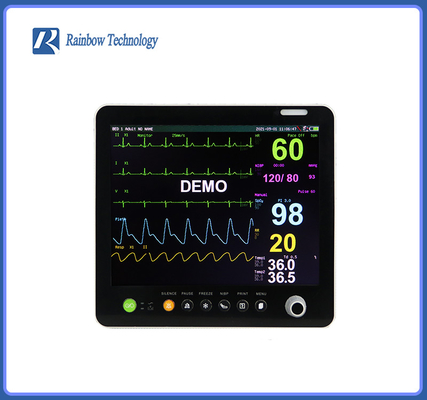 Pathological Analysis ccu/ Icu Bedside Monitor Touch Screen 15inch