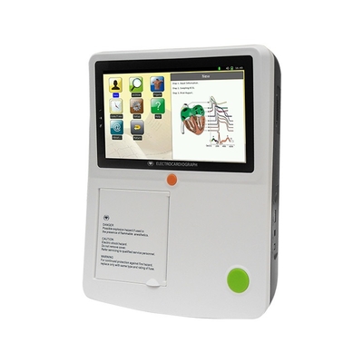 Handheld 3 Channel 12 Lead ECG Machine With 7'' Color Touch Screen