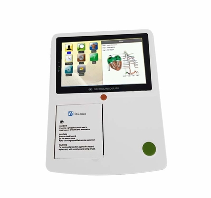 Multi Language 3 Channels Medical ECG Machine Including 80mmx20m Thermal Paper