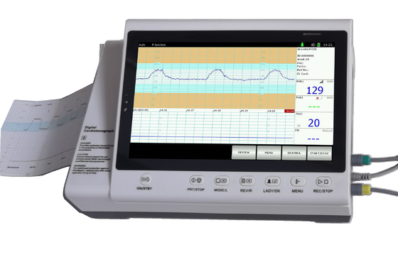 Hospital Twins Probe CTG Fetal Heart Rate Monitor With Printer