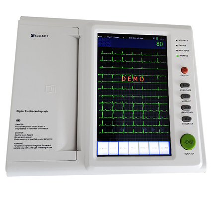 Large 3 Lead ECG Machine With Wireless Connectivity Flexible Monitoring