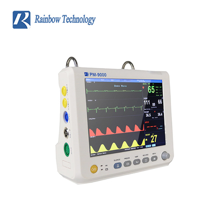 8 Hours Battery Life Multi Parameter Patient Monitor with Wireless Connectivity