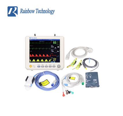 8 Hours Battery Life Multi Parameter Patient Monitor with Wireless Connectivity