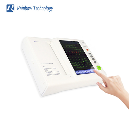Hot Selling 10 Inch Touch Screen Ecg Machine 12 Leads 12 Channel Ekg Device