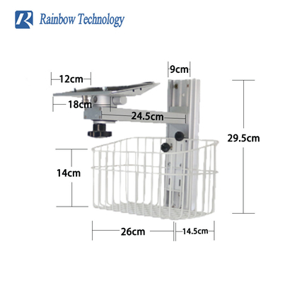 Aluminium Alloy Wall Monitor Support Patient Moniteur Wall Mounting Stand Bracket