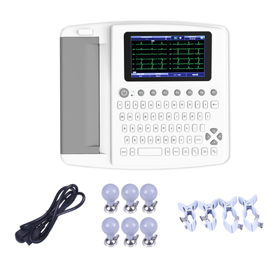 7 Inch EKG Cardiograph Machine 12 Channel ECG Machine PC ECG Software