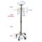 Hospital Medical Monitor Mobile Stand Trolley / Cart Height Adjustable With Basket