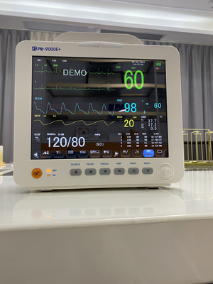 12.1 Inch Rechargeable Patient Monitor Easy To Use USB Interfaces Hospital Household ECG Machine