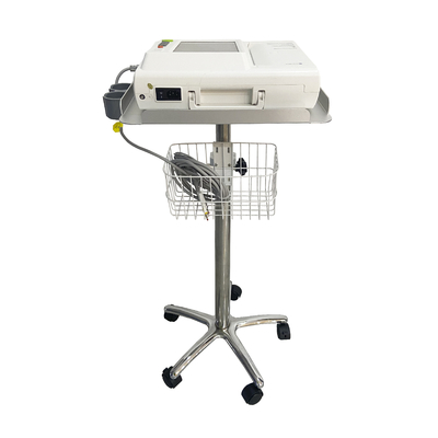Aluminum Alloy Hospital Patient Trolley 5-Wheel Lightweight With Brake