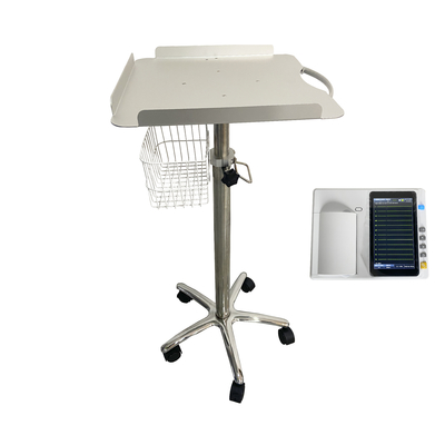 ECG Monitor Roll Stand with Basket for Modern Design and Avaliable OEM Service