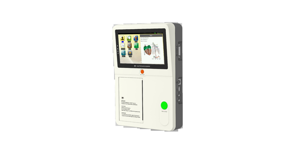 Portable 7 Inch Touch Screen 12 Lead 3 Channel Ecg Machine