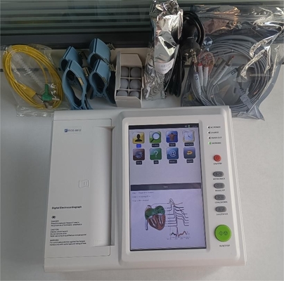 China hot sale 12 channel 12lead ecg machine for hospital
