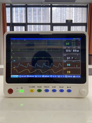 China Manufacturer's Portable 10 Inch Ultra-Thin Patient Monitor Multi-Parameter Bedside Dental Examination Therapy Equipment