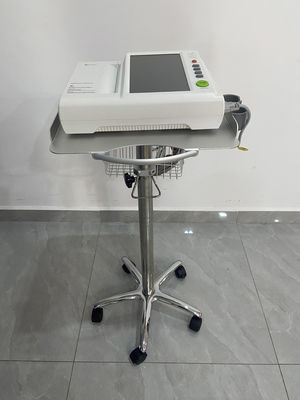 Portable Modern Design Hospital Trolley with 1 Year Warranty for Patient Monitor and ECG Machines