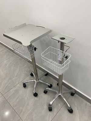 Portable Modern Design Hospital Trolley with 1 Year Warranty for Patient Monitor and ECG Machines