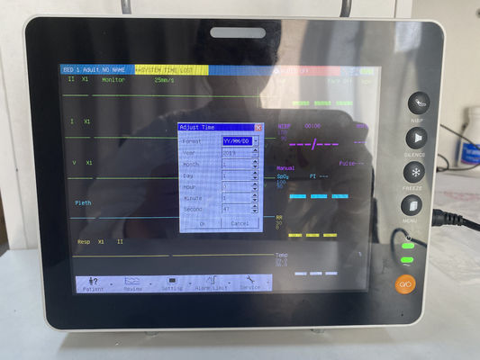 Portable Multi Parameter Patient Monitor with 1 Year Warranty 2 Years Shelf Life and 7-Channel ECG for ICU Use