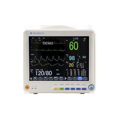 12.1 Inch Portable Multi Parameter Patient Monitor with Trolley Bracket and Built-in Li-ion Battery for Hospital ICU