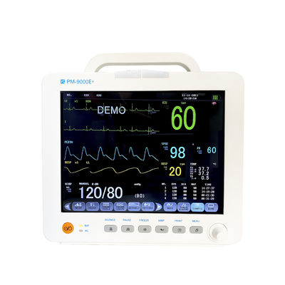 12.1 Inch Portable ECG Machine Vital Signs Monitor with 1 Year Warranty for ICU Room