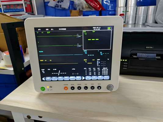 12.1inch Multi Parameter Patient Monitor with 6 Parameters and ETCO2 Optional for ICU and Bedside Use
