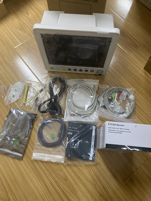 12.1'' Color TFT LCD Multiparameter Patient Monitor with 1 Year Warranty and Compact 30*27*30CM Design