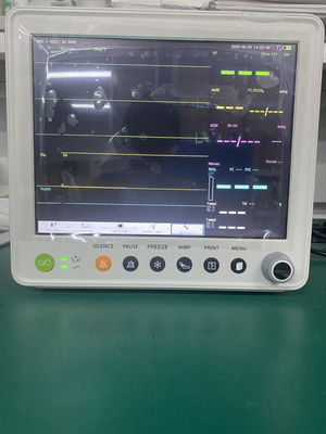 12.1'' Color TFT LCD Multiparameter Patient Monitor with 1 Year Warranty and Compact 30*27*30CM Design
