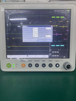 12.1'' Color TFT LCD Multiparameter Patient Monitor with 1 Year Warranty and Compact 30*27*30CM Design