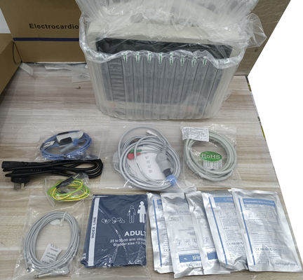 6-Parameter Patient Monitor with Trolley Bedside and Electric Power Source 1 Year Warranty