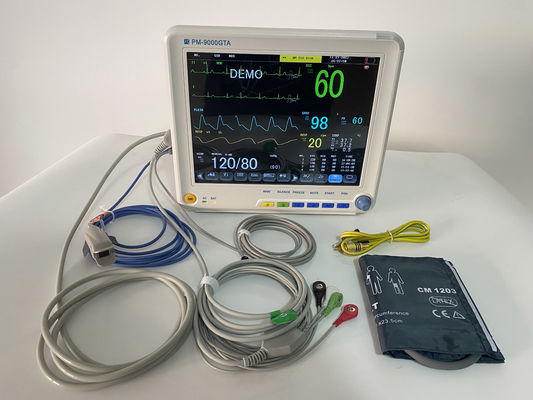 6 Parameters Multi Parameter Patient Monitor with High-precision Modules Digital Oxygen Technology and 12.1 inch Color TFT Display