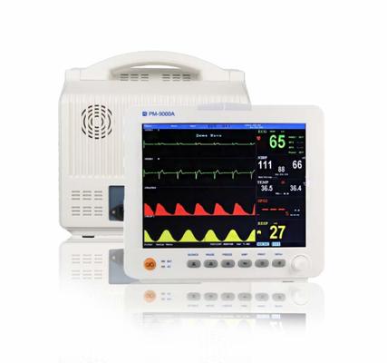 ISO FSC Approved Multi Parameter Patient Monitor with 7 Languages Support and 2 Years Shelf Life for Hospital Clinic Home Nursing