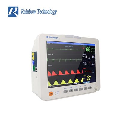 ISO FSC Approved Multi Parameter Patient Monitor with 7 Languages Support and 2 Years Shelf Life for Hospital Clinic Home Nursing