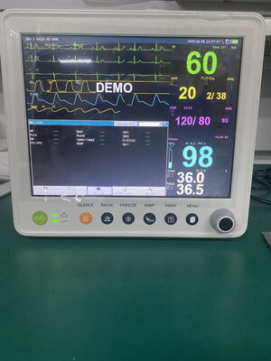 Portable Multi Parameter Patient Monitor with 12.1" Color TFT Display for Vital Signs Monitoring