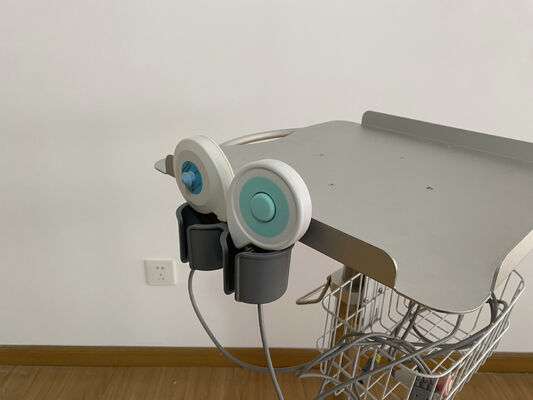 Trolley with Movable Basket for ECG Machine Ultrosound Machine