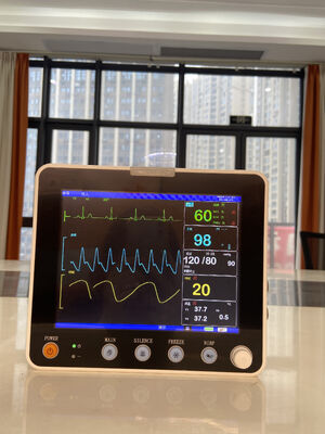 8 Inches Color LCD Display 6 Parameters Hospital First Aid Patient Monitor