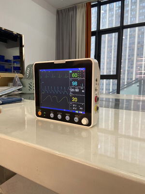 8 Inches Color LCD Display 6 Parameters Hospital First Aid Patient Monitor