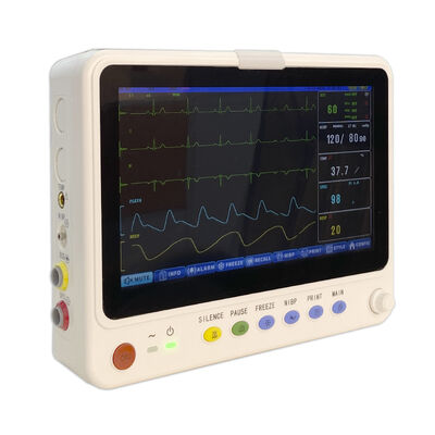 Portable 10-Inch Ambulance Ward Medical ECG Monitor Multi-Parameter Critical Care Portable Cardiac Monitor
