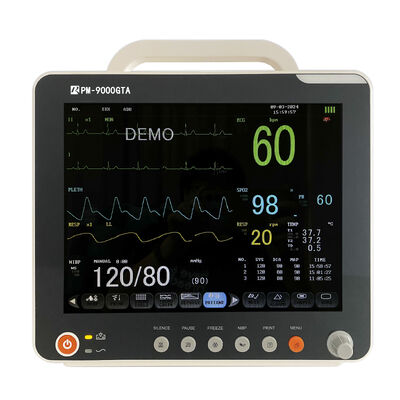 12 Inch Full Screen Medical Vital Signs Monitor 6 Parameter Patient Monitor